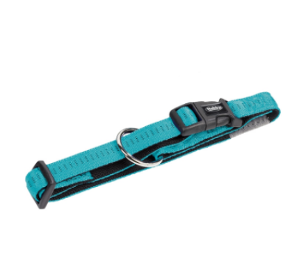Nobby Ошейник для собак Soft Grip L-XL 2,5×50‑65 см бирюзовый