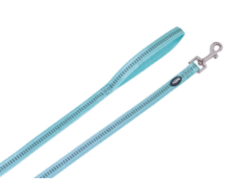 Nobby Поводок для собак Soft Grip M-L 2х120 см мятный