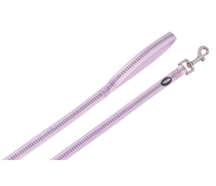 Nobby Поводок для собак Soft Grip M-L 2х120 см сиреневый