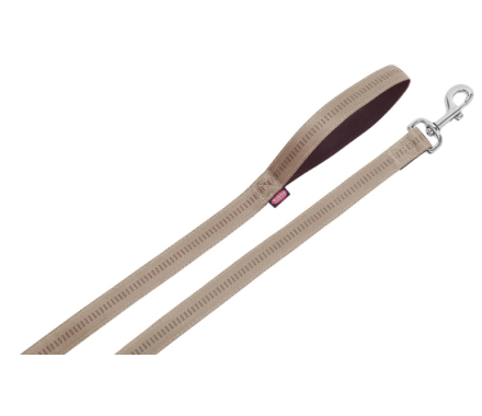 Nobby Поводок для собак Soft Grip M-L 2х120 см бежевый