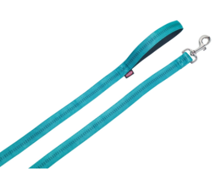 Nobby Поводок для собак Soft Grip L-XL 2,5х120 см бирюзовый