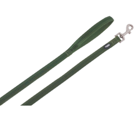 Nobby Поводок для собак Soft Grip L-XL 2,5х120 см зеленый