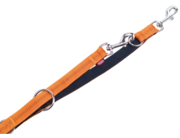 Nobby Поводок-перестежка для собак Soft Grip S 1,5х200 см оранжевый
