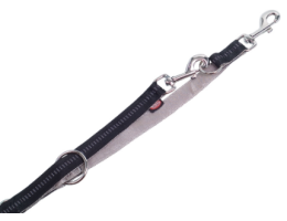 Nobby Повідець-перестібка для собак Soft Grip S 1,5х200 см чорний