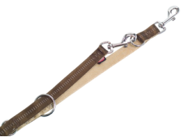 Nobby Поводок-перестежка для собак Soft Grip S 1,5х200 см коричневый
