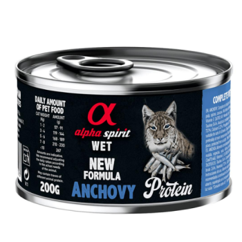 Alpha Spirit Консерва для котів Анчоуси 200 г
