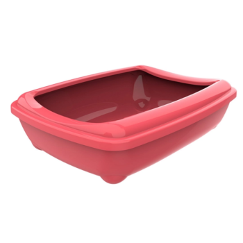 Moderna Туалет для котов с бортиком Arist-o-Tray Large 50х38х14 см коралловый