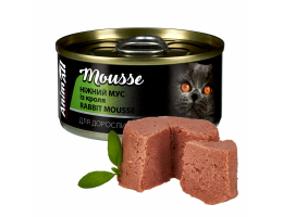 AnimAll Cat Консерва для котів Ніжний мус з кроля 80 г