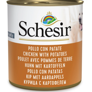Schesir Консерва для собак Курица с картофелем в желе 285 г