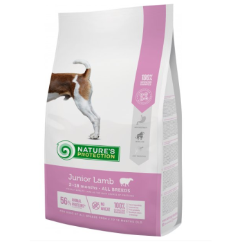 Nature\'s Protection Сухой корм для щенков Junior All breeds Ягненок 7,5 кг