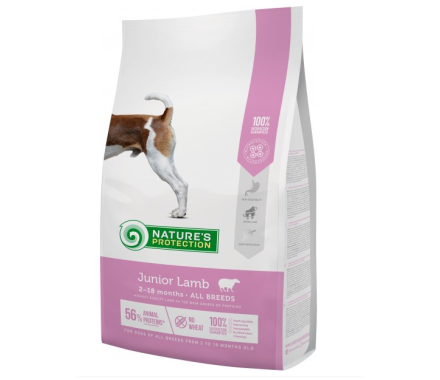 Nature\'s Protection Сухой корм для щенков Junior All breeds Ягненок 7,5 кг