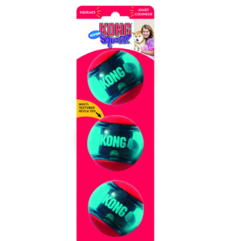 Kong SQueezz Action toy for dogs balls m 3 pcs