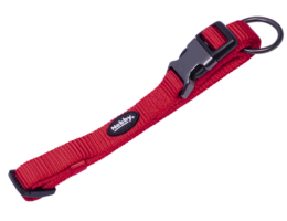 Nobby Ошейник для собак Classik Comfort S-М нейлон 1,5х30-45 см красный