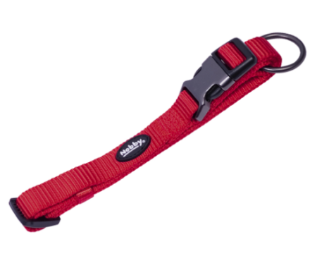 Nobby Ошейник для собак Classik Comfort L-XL нейлон 2,5х50-65 см красный