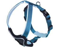 Nobby Шлея для собак Classic Preno XL нейлон 3,5х90-110 см блакитна