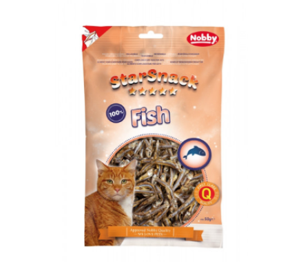 Nobby StarSnack Ласощі для котів Fish 50 г
