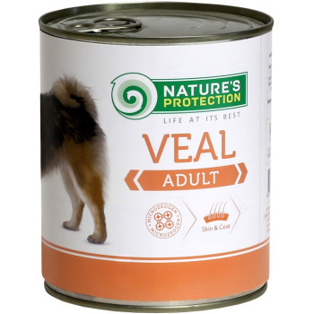 Nature\'s Protection Консерва для собак Adult Телятина 800 г