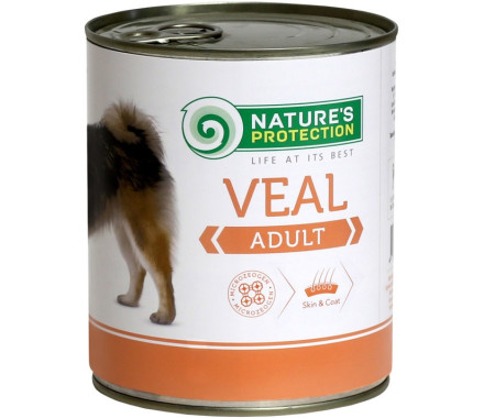 Nature\'s Protection Консерва для собак Adult Телятина 800 г