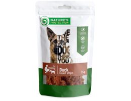 Nature\'s Protection Лакомства для собак Полоски из утиной грудки 75 г