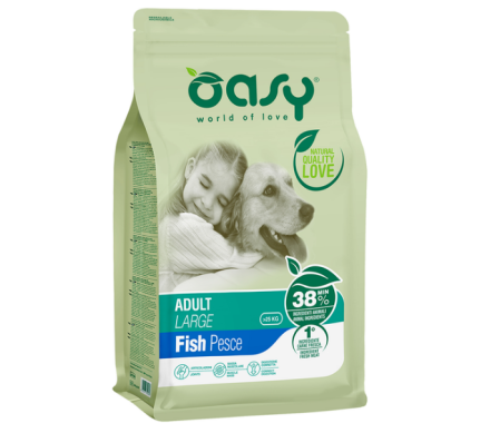 Oasy Сухий корм для собак Lifestage Large Breed Риба 3 кг