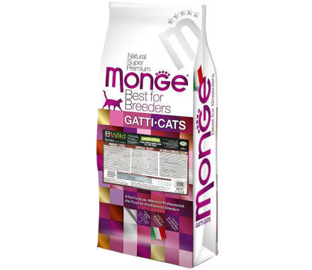 Monge Сухий корм для кошенят Bwild Grain Free Буйвол 10 кг