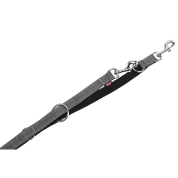 Nobby Поводок-перестежка для собак Soft Grip S 1,5х200 см серый