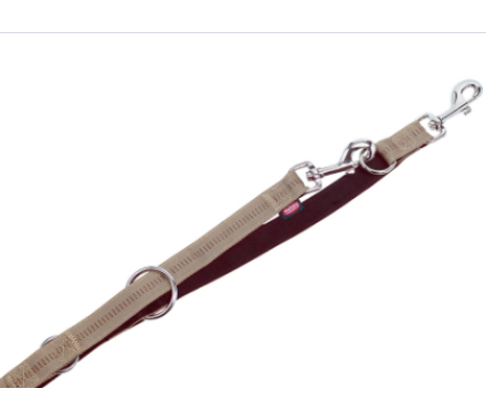 Nobby Поводок-перестежка для собак Soft Grip S 1,5х200 см бежевый