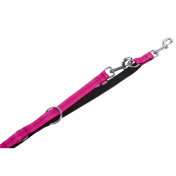 Nobby Поводок-перестежка для собак Soft Grip M-L 2х200 см розовый
