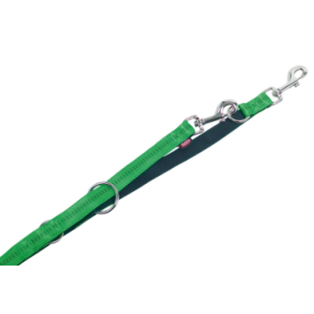 Nobby Поводок-перестежка для собак Soft Grip M-L 2х200 см салатовый