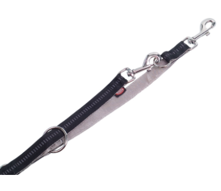 Nobby Поводок-перестежка для собак Soft Grip L-XL 2,5х200 см черный