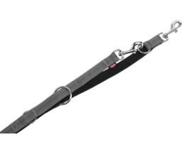 Nobby Поводок-перестежка для собак Soft Grip L-XL 2,5х200 см серый