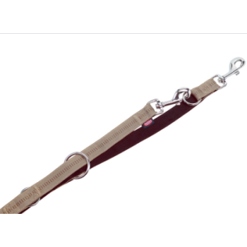 Nobby Поводок-перестежка для собак Soft Grip L-XL 2,5х200 см бежевый