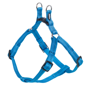 Nobby Шлея для собак Soft Grip M-L 2х50-72 см голубая