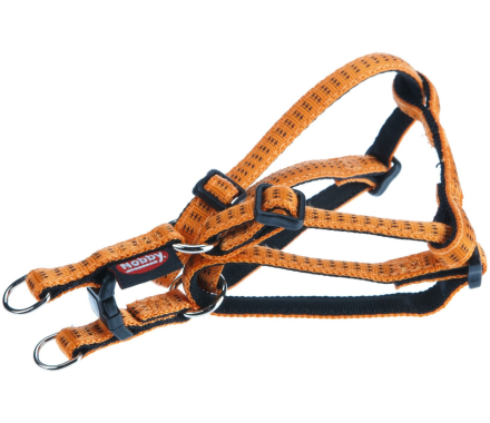 Nobby Шлея для собак Soft Grip L-XL 2,5х60-86 см оранжевая