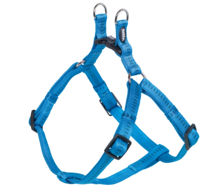 Nobby Шлея для собак Soft Grip L-XL 2,5х60-86 см голубая