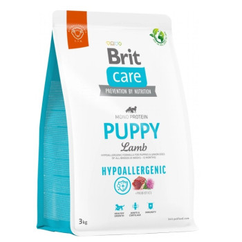 Brit Care Hypoallergenic Puppy Сухой корм для щенков с ягнёнком 3 кг
