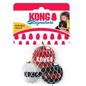 Kong Signature Sport Balls toy for Dog Balls X-Small 3 pcs