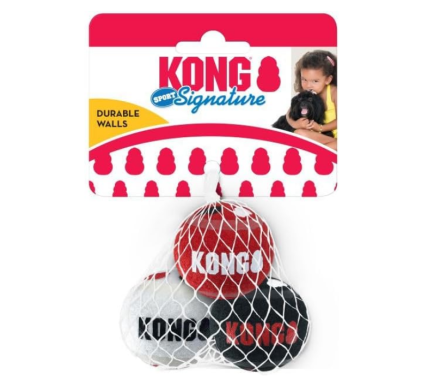 Kong Signature Sport Balls toy for Dog Balls X-Small 3 pcs