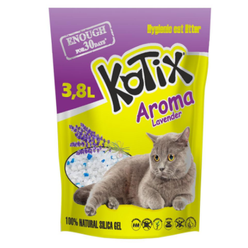 Kotix Наполнитель силикагелевый Lavender 3,8 л