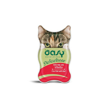 Oasy Консерва для котів Паштет з телятини 85 г