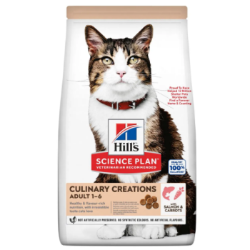 Hill’s PD Сухий корм для котів Feline Culinary Creations Adult Лосось та морква 10 кг