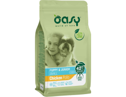 Oasy Сухий корм для цуценят Lifestage Puppy&Junior Small Курка 3 кг