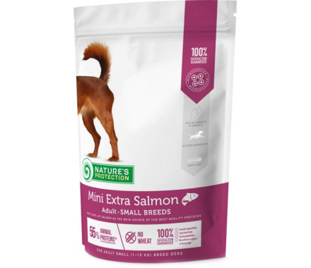Nature\'s Protection Сухой корм для собак Mini Adult Small breeds Лосось 500 г