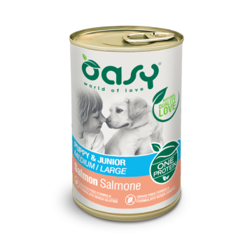 Oasy Консерва для цуценят Oap Medium/Large Breed Лосось 400 г