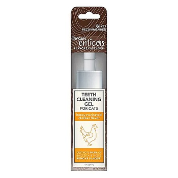TropiClean Enticers Гель для кошек для ухода за полостью рта курица с мёдом 59 мл