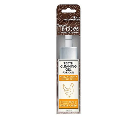 TropiClean Enticers Гель для кошек для ухода за полостью рта курица с мёдом 59 мл