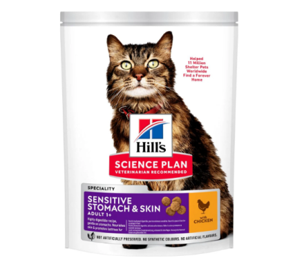 Hill’s SP Сухий корм для котів Adult Sensitive Stomach&Skin Курка 300 г