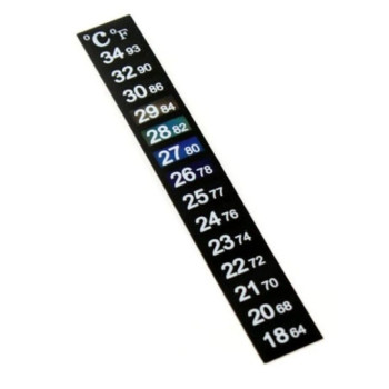 Aquayer Термометр LCD 18–34°C горизонтальный