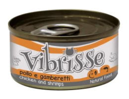 Vibrisse Консерва для котов Курица и креветки 70 г