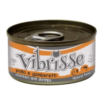 Vibrisse Консерва для котов Курица и креветки 70 г